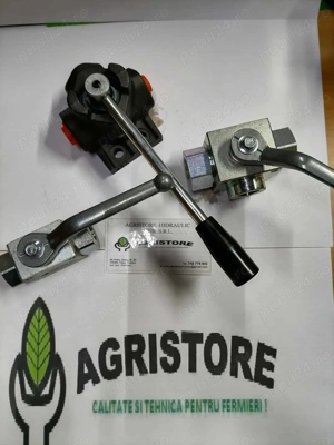 robinet hidraulic robinete hidraulice presiune tractor deviator flux - imagine 2