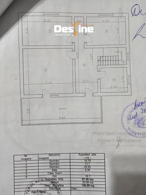 Casa cu etaj si mansarda, 7.200 mp teren, in comuna Probota  - imagine 19