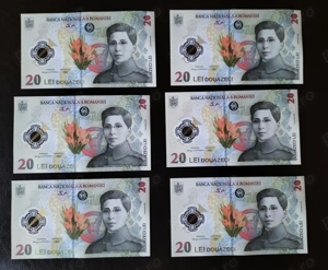 Bancnote 20 lei , Editie Limitata -Serii Consecutive