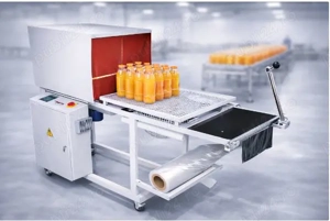 Masina de baxat   ambalat cu folie sticle, borcane , alte produse