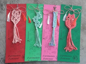 Mărțișoare ață breloc