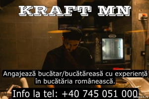 Angajam bucatar si ajutor bucatar