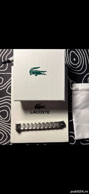 Bratara Lacoste 21 cm - imagine 2