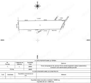 Teren Extravilan de vânzare, Hamba (Sibiu), 38.400 mp (3,84 ha), Pret competitiv - imagine 3