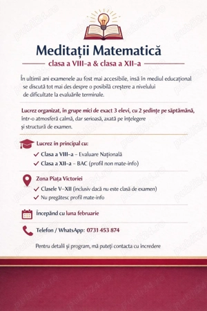 Meditatii Matematica Bucuresti 
