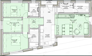 Casa moderna, eficienta energetic cu un teren generos de 830mp in Gilau - imagine 7