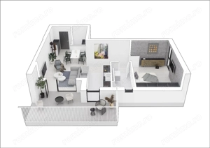 Apartament 3 camere PREMIUM| Încălzire în pardoseală | Eficiență energetică  Dezvoltator imobiliar. - imagine 4