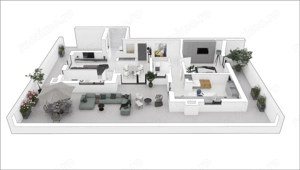 Apartament 3 camere PREMIUM| Încălzire în pardoseală | Eficiență energetică  Dezvoltator imobiliar. - imagine 6
