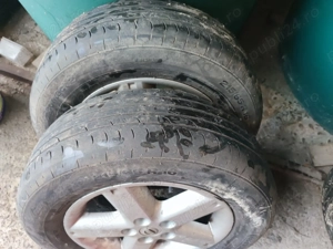 4 roți Nissan, cauciuc de vară  - imagine 5