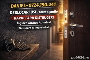 Deblocari Usi Locuinte Seifuri Cutii Postale Lacatus Timisoara