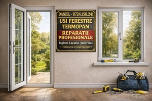 Reparatii Reglaje Usi Ferestre Termopan Lacatus Timisoara - imagine 4