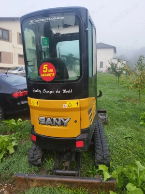 Mini excavator Sany SY18c  - imagine 2