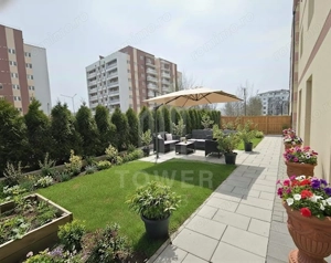 Apartament 3 camere cu grădină proprie de 75 mp .