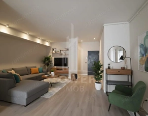 Apartament 3 camere cu grădină proprie de 75 mp .