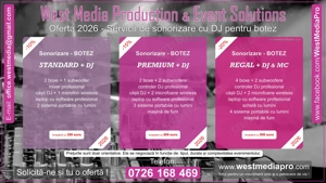 DJ - Sonorizari profesionale - pentru toate tipurile de evenimente + lumini + fum - imagine 3