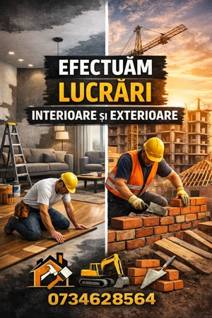 Efectuăm lucrări de constructie 