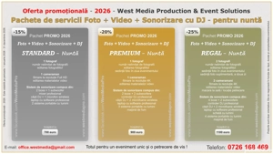 Foto - Video - DJ - Sonorizari +  lumini + fum - pentru toate tipurile de evenimente - imagine 2