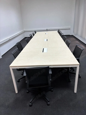 Masă conferință + 14 scaune GreenForest   set firmă