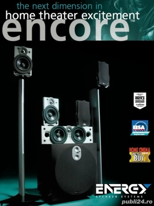 Energy ENCORE Sistem 5.1 High-End 1100W Made in CANADA Preț de Magazin 1500  40Kg