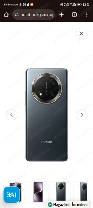 Vând  Honor Magic7 Lite 5G 256GB 8GB RAM Dual: Magic 7 