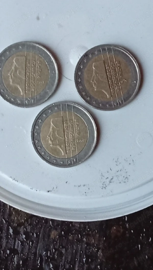 3monezi 2 euro Olanda  - imagine 2
