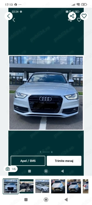 vând A4B8 TFSI 170 cp S-Line Limousinne  - imagine 4