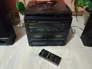 Combina Muzicala Retro Hi-Fi cu Tuner LW, FM, AM, Dublu Casetofon, Pick up și telecomanda. - imagine 2
