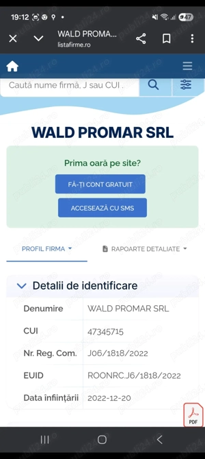 Vând firma exploatare forestiera 