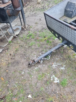 remorca usoara  cu lateralele  din aluminiu  de 600kg - imagine 3