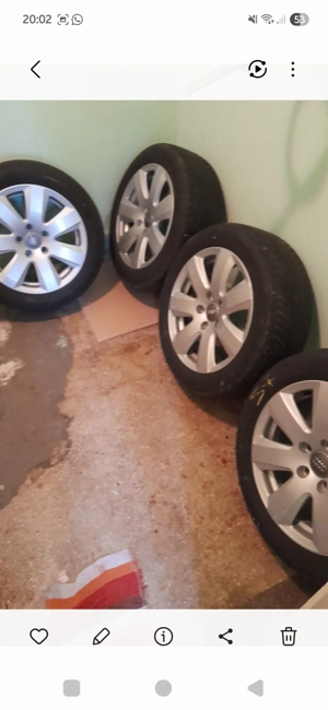 vând jante originale Audi A4  205/55/16 - imagine 5