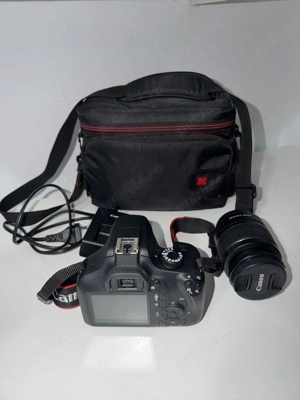 Aparat foto DSLR CANON EOS 4000D, Wi-fi ,negru+ obiectiv 18-55 mm SEE