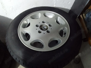 Vând jante impecabile w124 cu 4 pneuri noi de iarnă - imagine 3