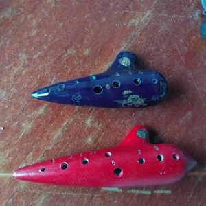 Ocarine decorative, ceramica