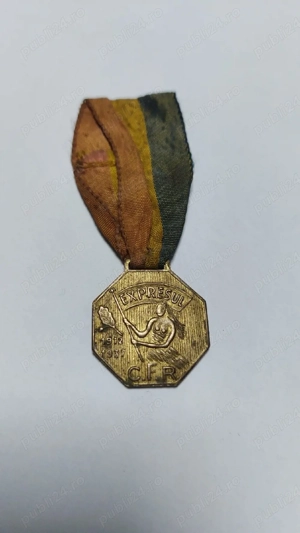 Medalie EXPRESUL C.F.R.   originală, perioadă interbelică