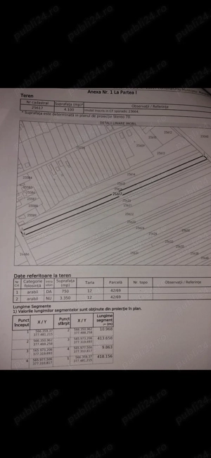 Teren intravilan 4100 m  com Manesti sat Zalhanaua 
