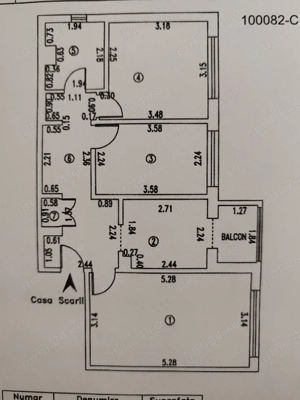 Proprietar, vând apartament 3 camere