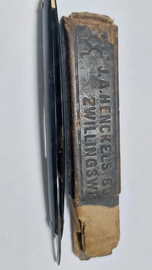 Brici vechi J.A. Henckels Zwilling   Solingen, Germania, cu cutie originală - imagine 5