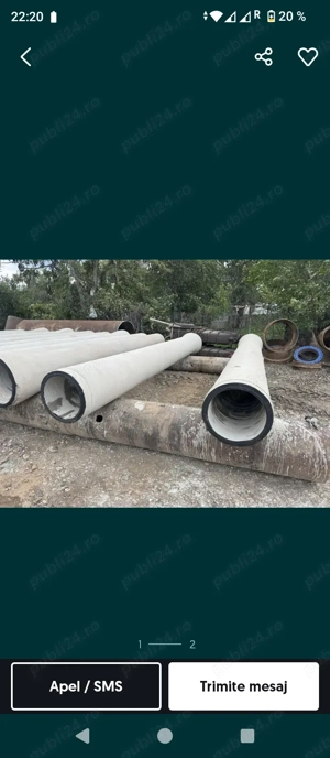 tuburi de beton armat  - imagine 2