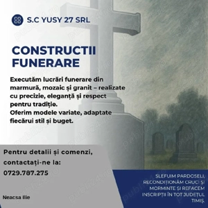 Executăm lucrării funerare 
