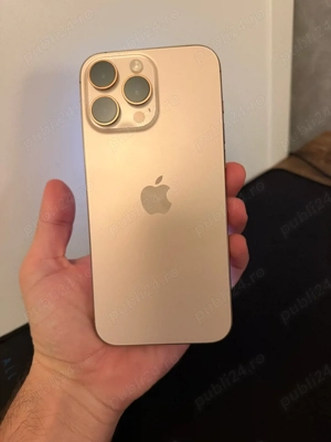 iPhone 16 ProMax, 256 GB, Desert Titanium - imagine 3