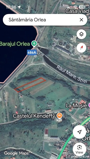 Vand  Schimb teren Intravilan in Hateg langa Baraj