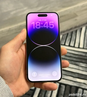 iPhone 14 Pro Purple 5G Esim 128Gb Neverlock Ca Nou Impecabil 