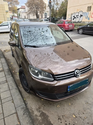 VW Touran  Automat 2.00 dissel 7 locuri 2014 140cp. - imagine 2