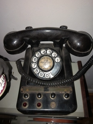 Telefoane vechi,anii 1950-60,cu disc. Carlig macara  - imagine 2