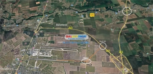 Teren la sosea Balotesti Caciulati 25000 mp utilitati acces rapid A3 - imagine 4