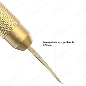 Bisturiu GSM BGA instrument indepartare adeziv clips metalic flexibil - imagine 4