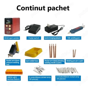 Aparat sudura in puncte acumulatori Glitter 801D 12KW supercondensator - imagine 5