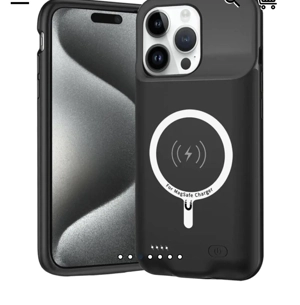 Husă cu baterie, IPhone 15 pro 