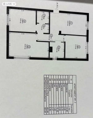 Apartament cu 3 camere la parter 61 mp, Calea Lipovei - imagine 12