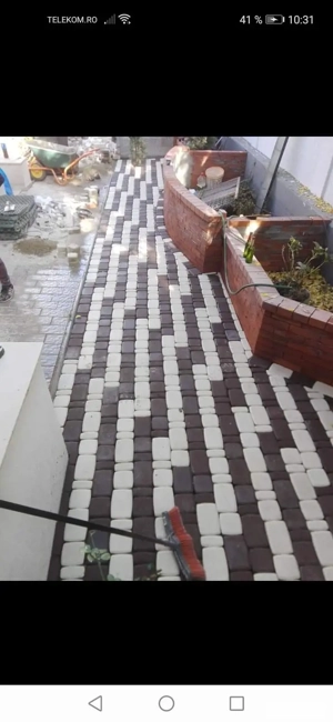 Echipa montaj pavele bordura rigola  - imagine 3